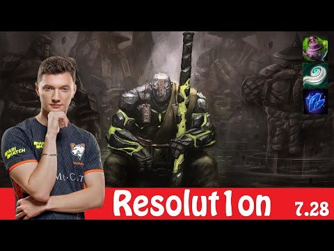 [DOTA 2] Resolut1on the EARTH SPIRIT [OFFLANE] [7.28]