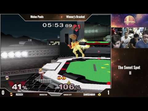Loser's Semis - Reesch vs dansdaman - The Sweet Spot II - Melee Top 16