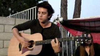 Cameron Leahy singing "Is anybody out there"