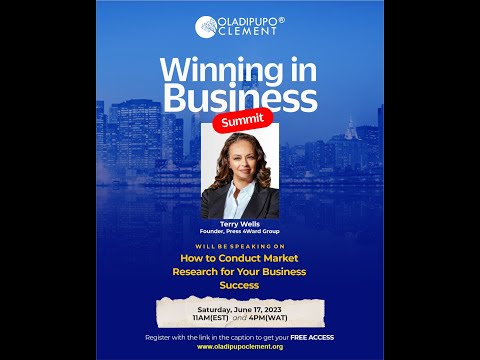 How to Conduct Market Research for Business Success I Terry Wells