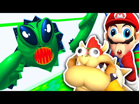 ESCAPE ALIEN with MARIO | Bowser Plays Roblox Mr Alien's AREA 51 Like PRO Ft. MARIO