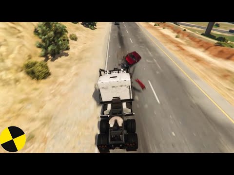 GTA 5 Phantom Wedge Truck Crashes Ep.1 Impact Compilation - Destruction | Crashstation