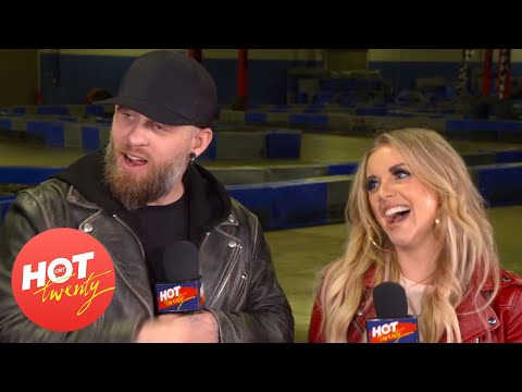 Brantley Gilbert & Lindsay Ell Play 'The Small Town' Game | Hot 20 | CMT