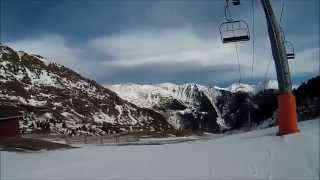 preview picture of video 'Skiing in Arinsal, Andorra, 13th December 2014'