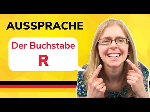 Aussprache / Pronunciation - Der Buchstabe R - German to Go