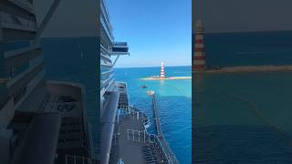 Views of Ocean Cay from MSC Seaside! #msccruises #mscseaside #cruise #cruiseship #cruiselife