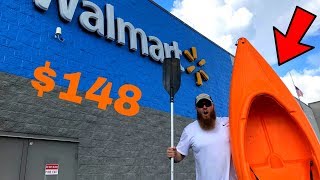 Buying The CHEAPEST Kayak at WALMART (Here&#39;s What Happened)