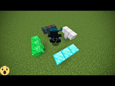 Warden Vs Diamond golem, emerald golem, iron golem, netherite golem