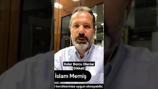Dolar Borcu Olanlar Dikkat! İslam Memiş Yanıtlıyor! #a1capital #borsa 