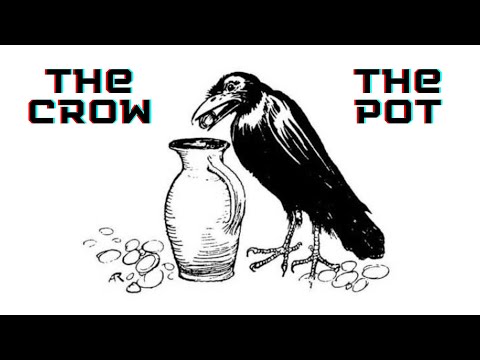 The Crow And The Pot. An Aesop's Tale Readalong. #aesop