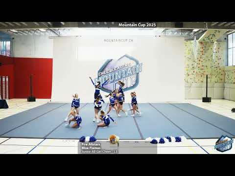 Mountain Cup 2025 - 44 - Fire Allstars - Blue Flames - Junior All Girl Cheer - L3