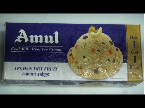 Amul Afghan Dry Fruit Ice Cream Review