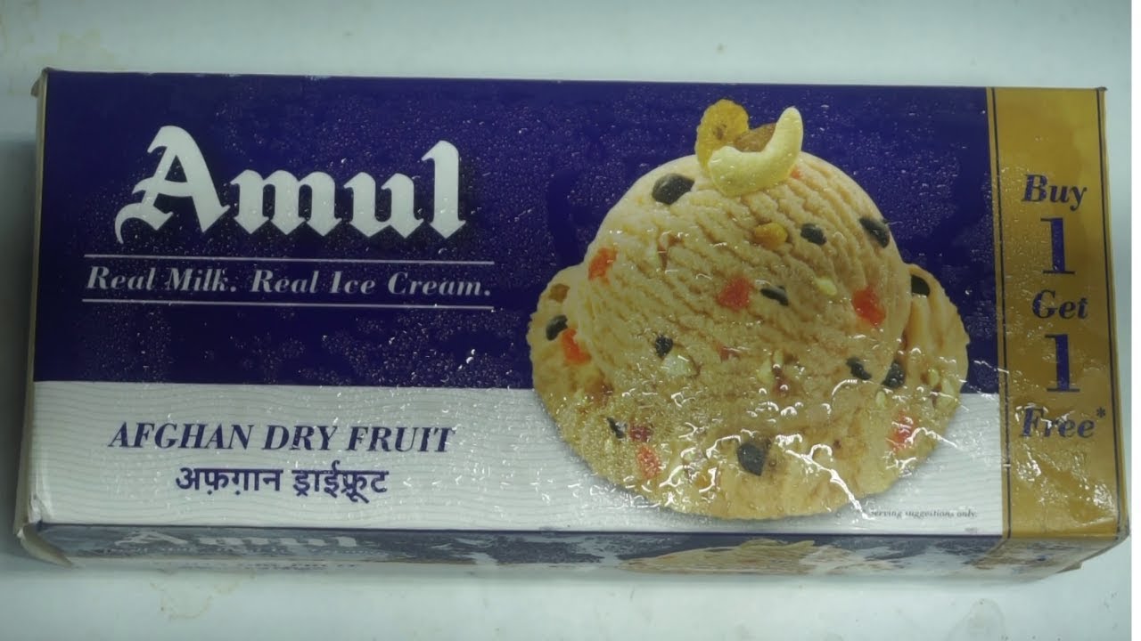 Amul Afghan Dry Fruit Ice Cream