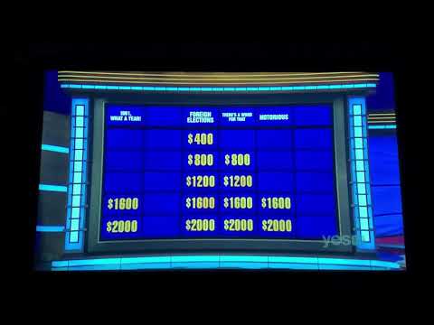 Double Jeopardy, Steve Crupi Day 3 - 2nd Daily Double (2/3/21)