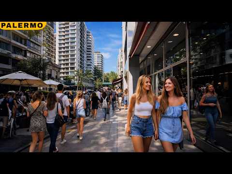 Streets Full of Life ☀️ Palermo Buenos Aires City Walk | Calles Llenas de Vida ☀️