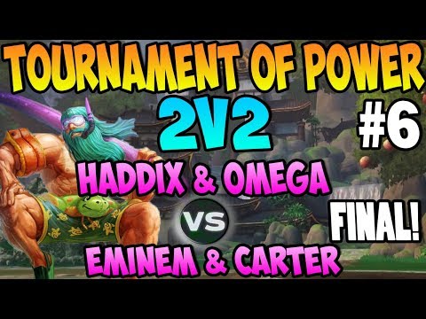 2v2 SMITE Tournament FINALS| Eminem/Carter vs Haddix/0mega  - TOP - SMITE Tournament