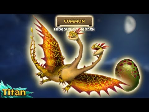 Hideous Zippleback Max Level 150 Titan Mode | Dragons: Rise of Berk