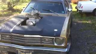 6-71 Blown 1973 340 Plymouth Duster