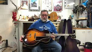 Video thumbnail for Gibson L 50 vid demo by vintagebluesguitars