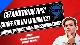 CET BBA BMS ONE MORE ROUND | Cutoff for Top Colleges | Strategies/Tips for additional CET 2024
