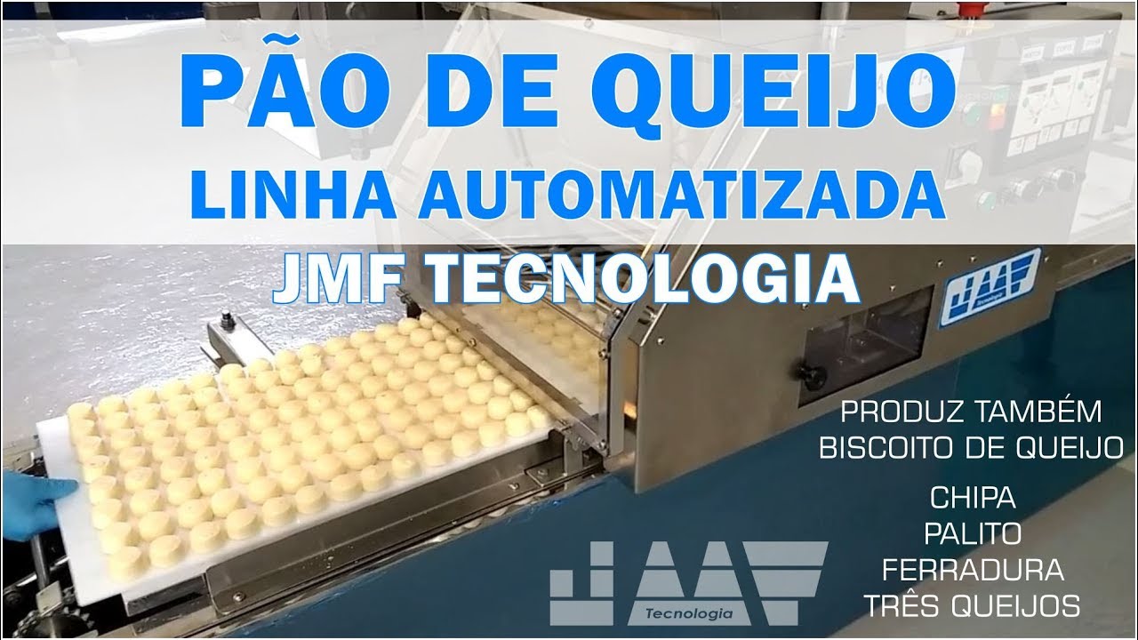 PÃO DE QUEIJO - Linha de produção AUTOMATIZADA