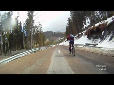 Coborare Rarau 50-60 km/h -pe bicicleta MTB 2.25