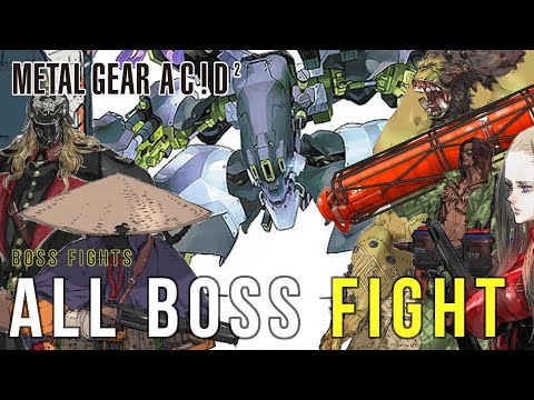 Metal Gear Acid 2 - All Boss Fights (No Commentary)