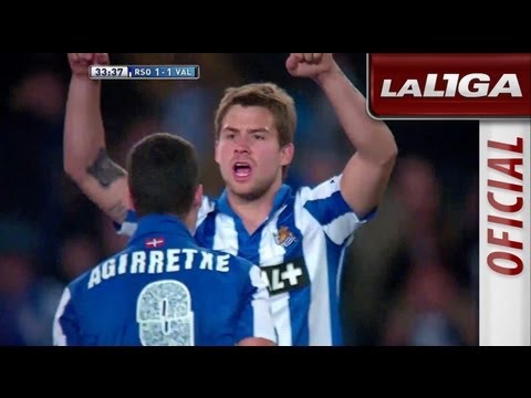 Gol de Íñigo Martínez (1-1) en el Real Sociedad - Valencia CF - HD