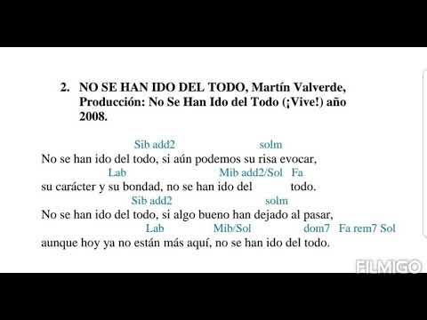 No Se Han Ido Del Todo - Martin Valverde