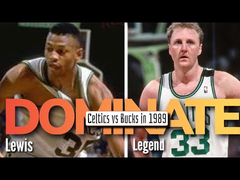 Reggie Lewis + Larry Bird Dominate the Bucks for Celtics in 1988