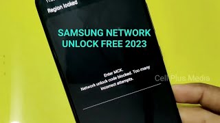 How to unlock network lock Samsung Phone 2023 | Samsung Country Lock Bypass