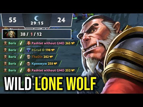 WILD LONE WOLF..!! 1 vs 5 Lycan 2 Hit Kill Rampage 30 Min 38 Kills by Goodwin 7.22f | Dota 2