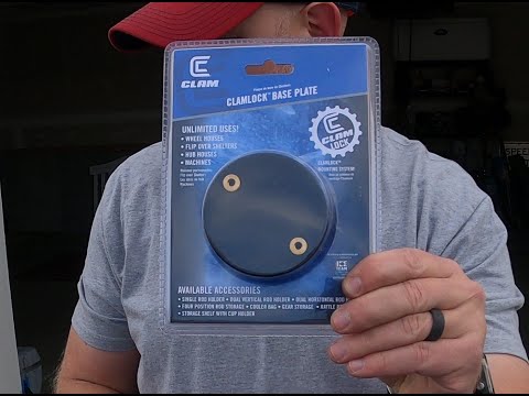 Tricking out my Otter Vortex Resort Hub Shack with Clam Hub ClamLock Accessory Base