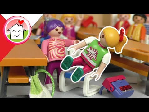 Playmobil po polsku Niespodzianka w pierwszym dniu szkoły - Rodzina Hauserow