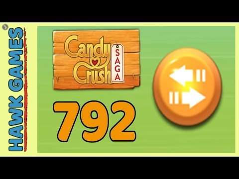 Candy Crush Saga Level 792 (Moves level) - 3 Stars Walkthrough, No Boosters