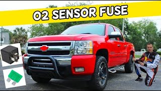 CHEVROLET SILVERADO O2 SENSOR FUSE LOCATION 2006 2007 2008 2009 2010 2011 2012 2013