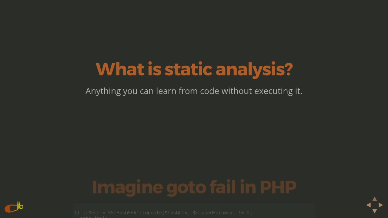 DrupalCon Baltimore 2017: Improving Code Quality with Static Analysis