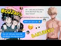 DEKU HAS TO STAY AT BAKUGO S HOUSE BAKUDEKU MHA Texting Story