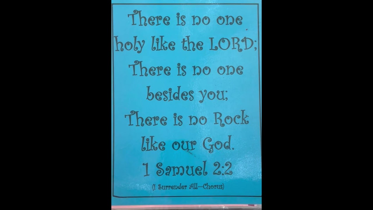 1 Samuel 2:2