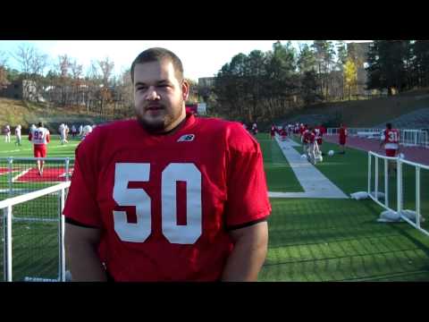 Interview w/SJU Senior Offensive Lineman Tim Juba - 2010 Gustavus Adolphus (Family Weekend)