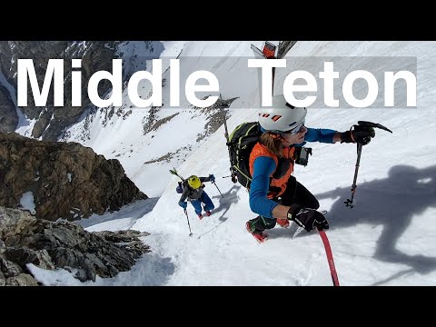 Middle Teton // Steep Skiing in Chouinard Couloir