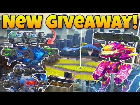 🔥 NEW GIVEAWAY OF PAINTJOBS & SuperChest Unboxing! WAR ROBOTS!! #WRwinPaintjobs03