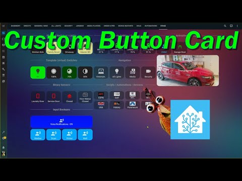 ●  HA작업) Home Assistant   icon 형태 button-card  와 Slider Button Card button card 적용  정보
