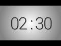 2 Minutes and 30 seconds countdown Timer - Beep at the end | Simple Timer (two min and half)