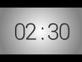 2 Minutes And 30 Seconds Countdown Timer Beep At The End Simple Timer Two Min And Half