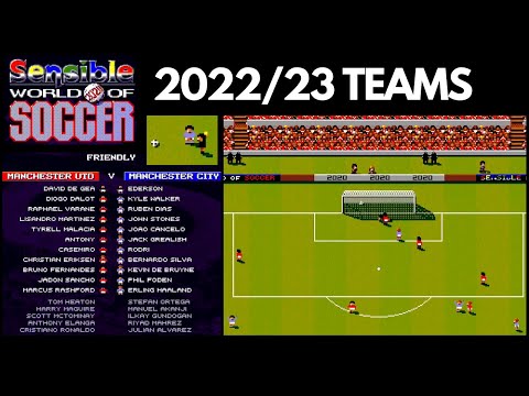 Sensible World of Soccer 22/23 - Man City Vs Man Utd (Commodore Amiga)