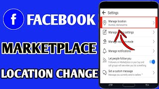 How To Change Facebook Marketplace Location // Facebook Marketplace Location Change Option Showing