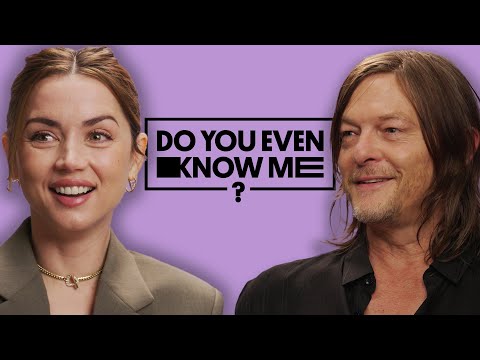 Ana De Armas & Norman Reedus Test Their Friendship | Do You Even Know Me?