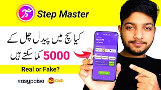 Step Master  Earning App Withdraw Easypaisa Jazzca