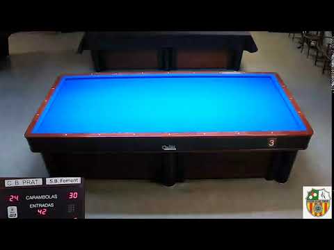 Billar Molins 4 modalitats 1ªdiv  3 bandas  SBFoment vs El Prat